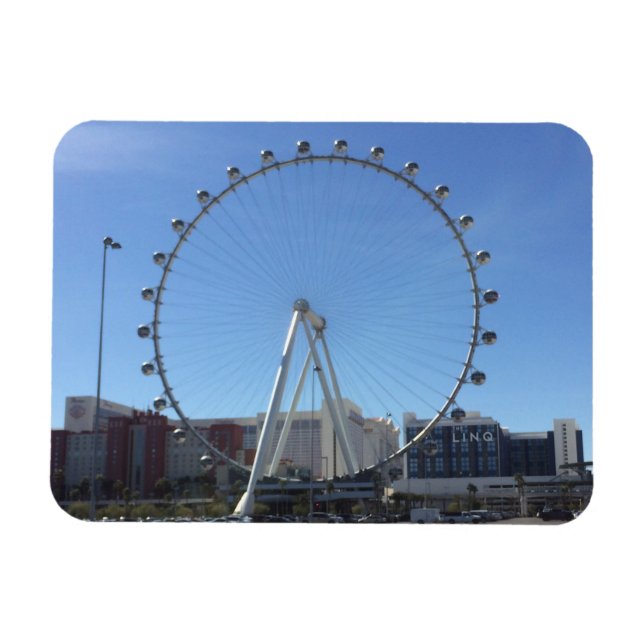 Grande Roue à rouleaux Ferris Las Vegas #2 Magnet  (Horizontal)
