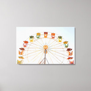 Grande Roue Colorée Toile Étitrée