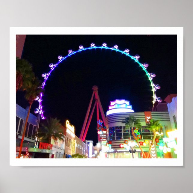 Grande Roue Ferris Las Vegas #6 Poster (Devant)