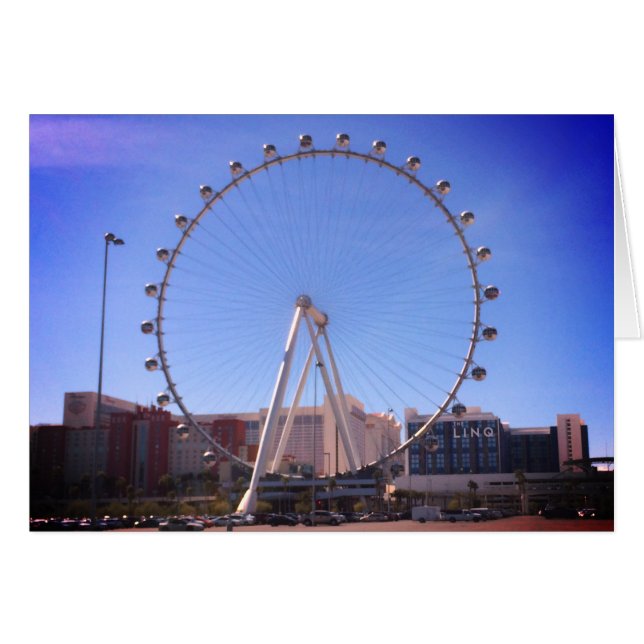 Grande Roue Ferris Las Vegas Carte #2 (Devant horizontal)