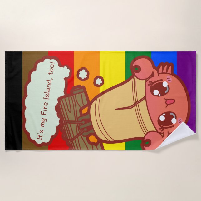 Grande serviette de crabe ! (Devant)