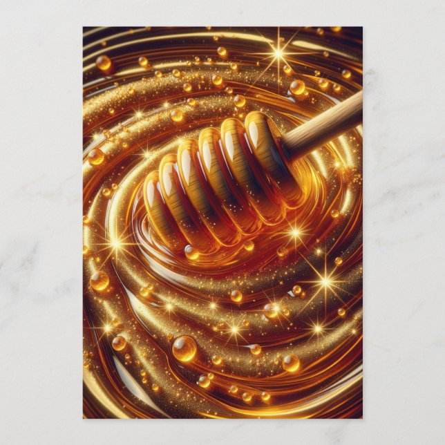 Grande spirale de miel | Carte Psaum 19:9-11 KJV (Devant)