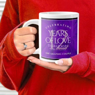 Grande Tasse 12ème anniversaire de la Mariage de soie