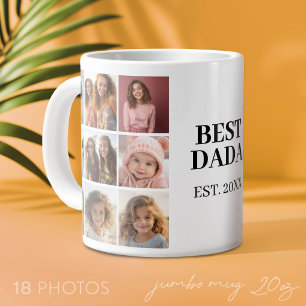 Grande Tasse 18 Photo Collage avec le meilleur Dada et Année