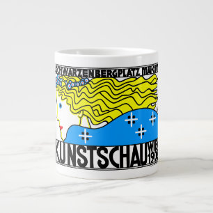 Grande Tasse 1908 Vienne Art Nouveau Salon Art Nouveau Maiden