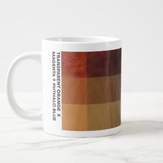 Grande Tasse 20 oz Transparent Orange x Magenta + Bleu de Phtal