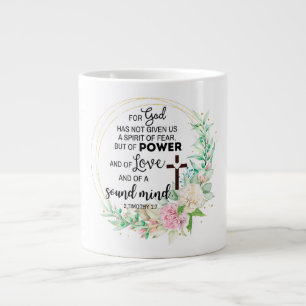 Grande Tasse 2 Timothée 1:7 Dieu n'a pas donné un esprit de peu