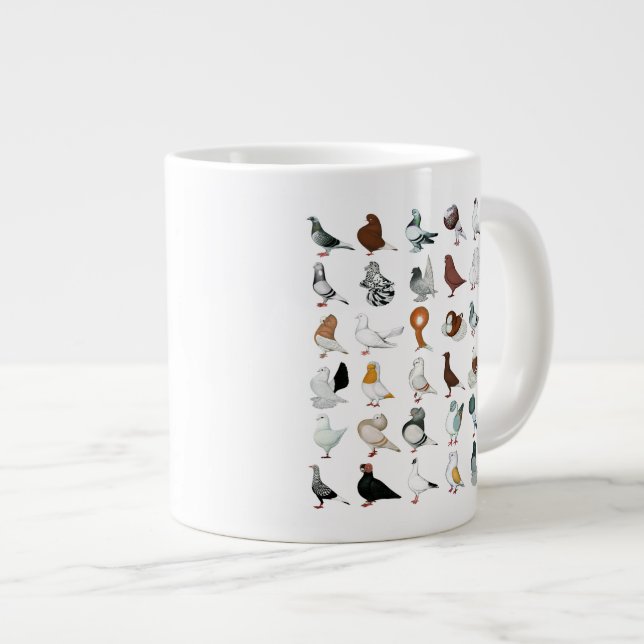 Grande Tasse 36 Race de Pigeon (Devant droit)