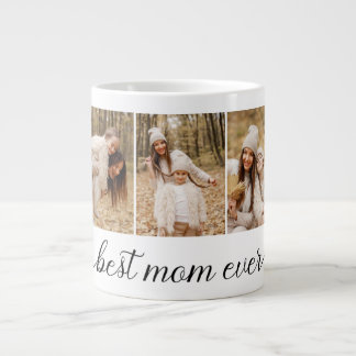 Grande Tasse 3 Collage photo Meilleure maman jamais