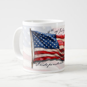 Grande Tasse 4 juillet - Célébrer avec le drapeau américain