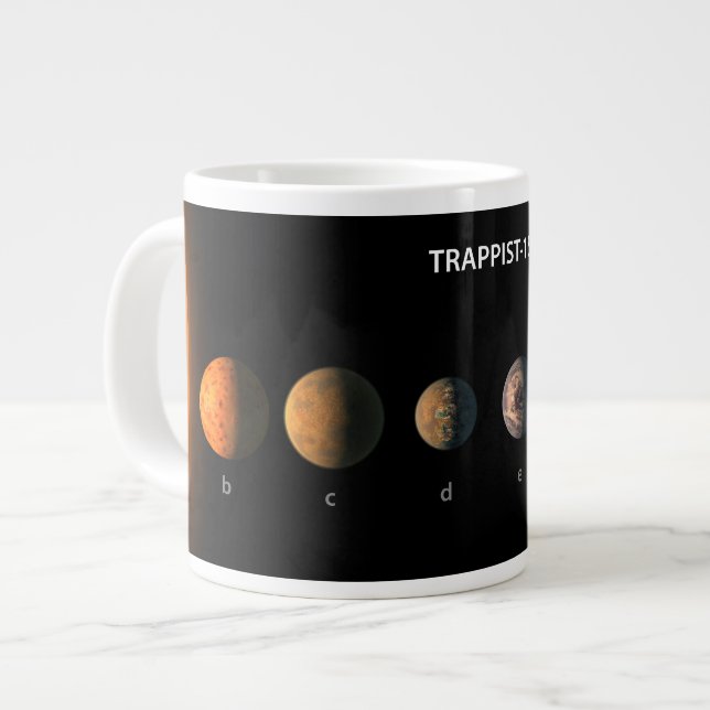 Grande Tasse À quoi ressembleraient les sept planètes de Trappi (Devant gauche)