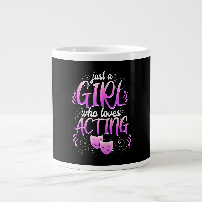 Grande Tasse Actrice féminine comédie musicale de Broadway (Devant)