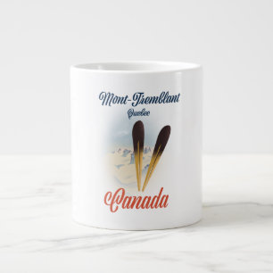 Grande Tasse Affiche de ski Québec Mont-Tremblant.