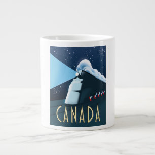 Grande Tasse Affiche de voyage de la locomotive Canada