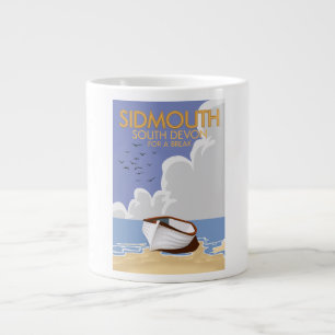 Grande Tasse Affiche de voyage vintage Sidmouth South Devon.