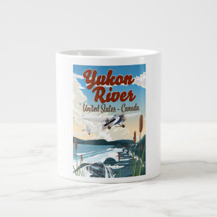 Grande Tasse Affiche de voyage Yukon rivière USA Canada