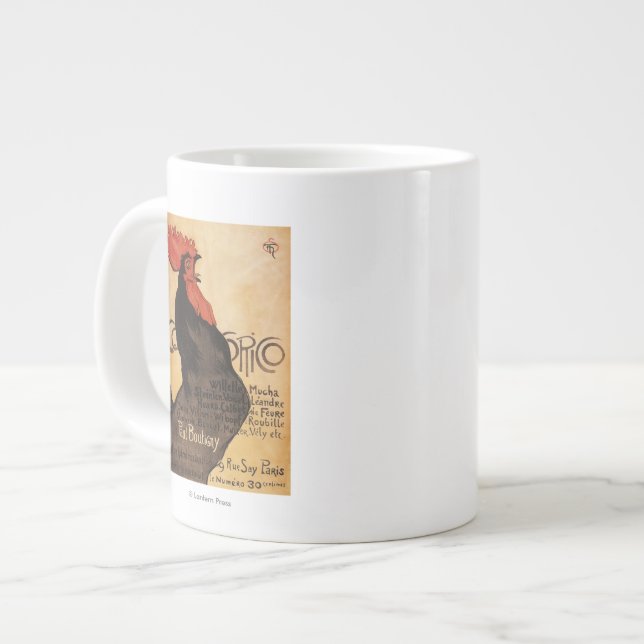 Grande Tasse Affiche promotionnelle du coq de périodiques (Devant gauche)