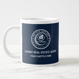 Grande Tasse Agent immobilier Marque de propriété de logo per