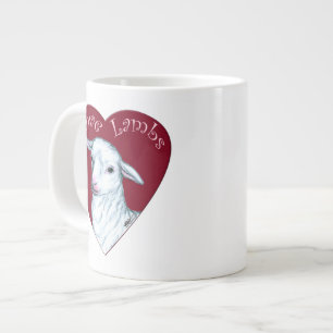 Grande Tasse Agneaux d'amour