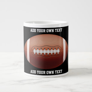 Grande Tasse Ajouter du texte sur l'oreiller de football