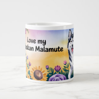 Grande Tasse Alaskan Malamute Chien propriétaire cadeau