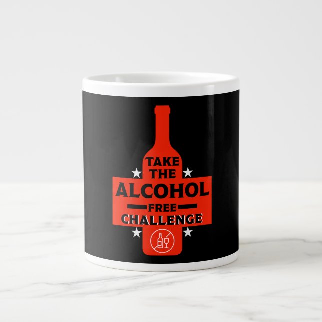 Grande Tasse Alcool Gratuit Et Sobre (Devant)