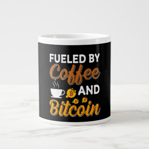 GRANDE TASSE ALIMENTÉ PAR CAFÉ ET BITCOIN CAFÉ