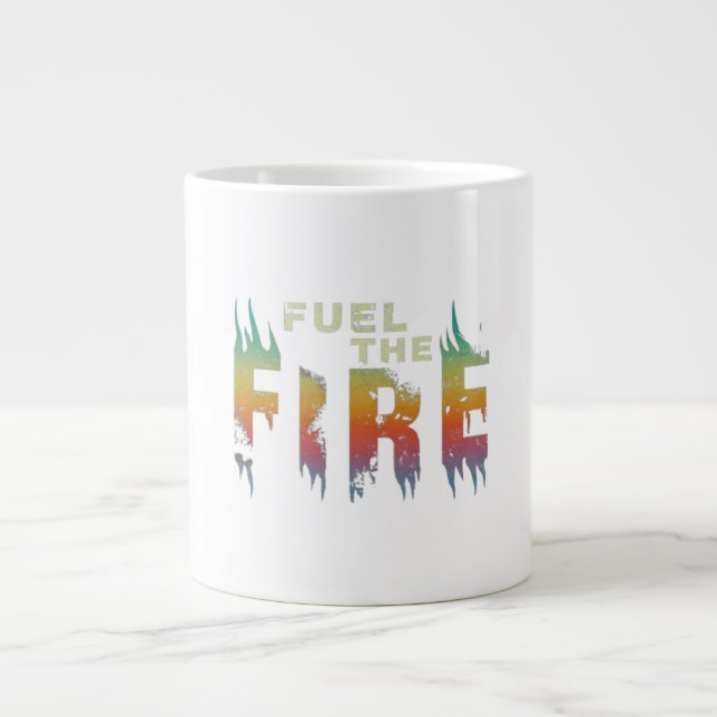 Grande Tasse Alimenter le feu (Devant)