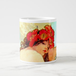 Grande Tasse Alphonse Mucha Art Nouveau Été