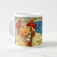 Alphonse Mucha Art Nouveau Princesse Hyacinth