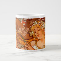 Alphonse Mucha Printemps Art Nouveau