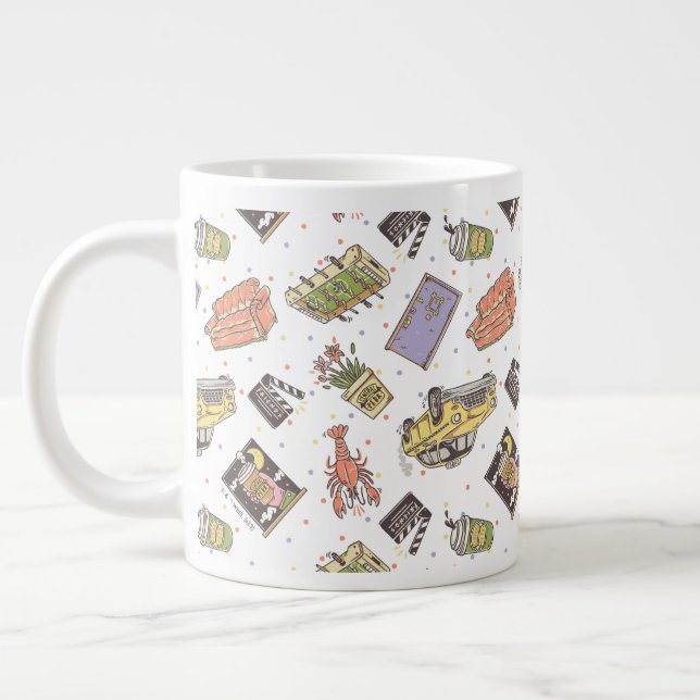 Grande Tasse AMIS™ | Motif d'icône Poka Dot (Gauche)