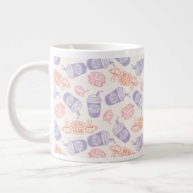 Grande Tasse AMIS™ | Pastel Central Perk Motif (Gauche)