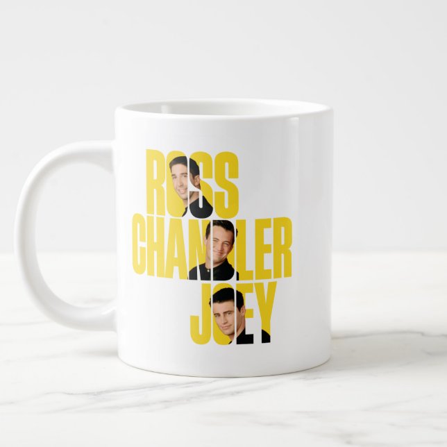 Grande Tasse AMIS™ | Ross, Chandler et Joey (Gauche)