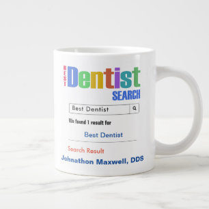 Grande Tasse Amusant cadeau personnalisé pour dentiste