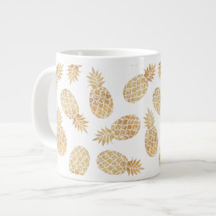 Grande Tasse ANanas GOLD PINEAPPLE chic GLAMOR