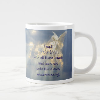 Grande Tasse  Angel Trust in the Lord Quote Inspirational