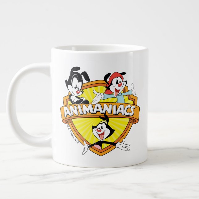 Grande Tasse Animaniacs | Warner Brothers & Sister WB Shield (Gauche)