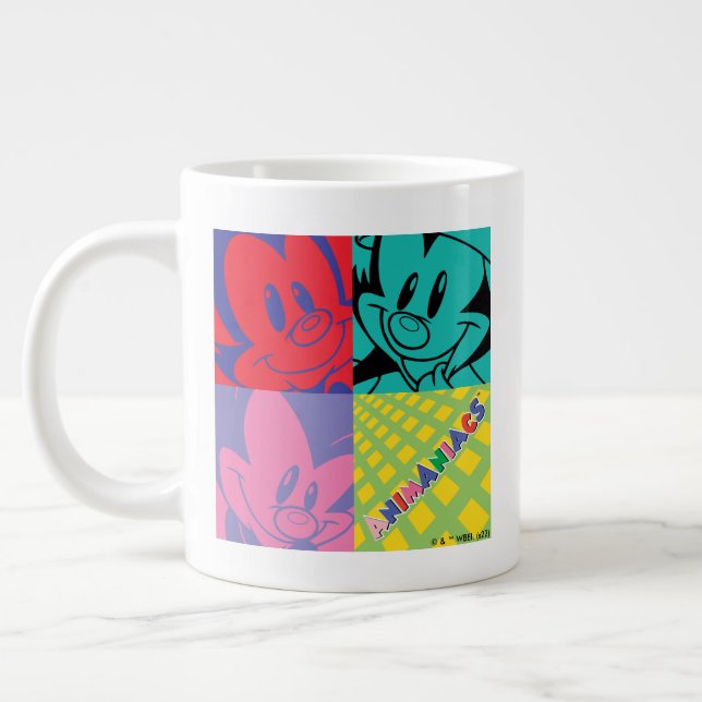Grande Tasse Animaniacs | Warner Siblings Pop Art Graphic (Gauche)