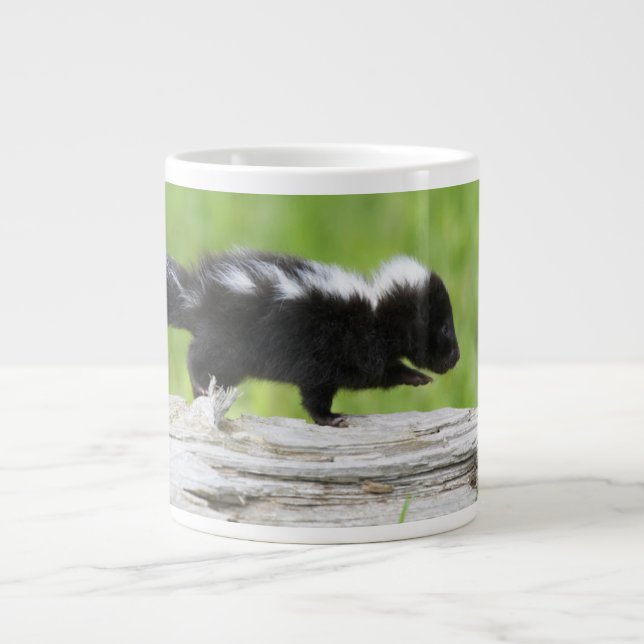 Grande Tasse Animaux de bébés cutest | Bébé Skunk (Devant)