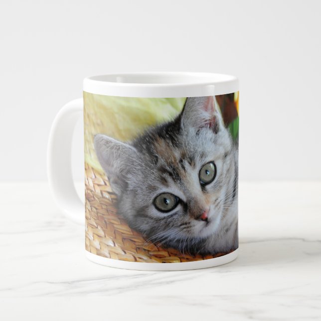 Grande Tasse Animaux de bébés cutest | Lounge Kitten (Devant gauche)
