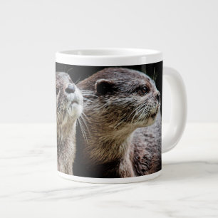 Grande Tasse Animaux de bébés cutest   Otters tenant les mains