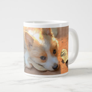 Grande Tasse Animaux de bébés cutest   Shy Corgi
