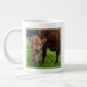 Grande Tasse Animaux de bébés cutest   Vache et veau