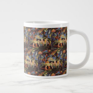 Grande Tasse Août Macke Paysage avec vaches et chameau
