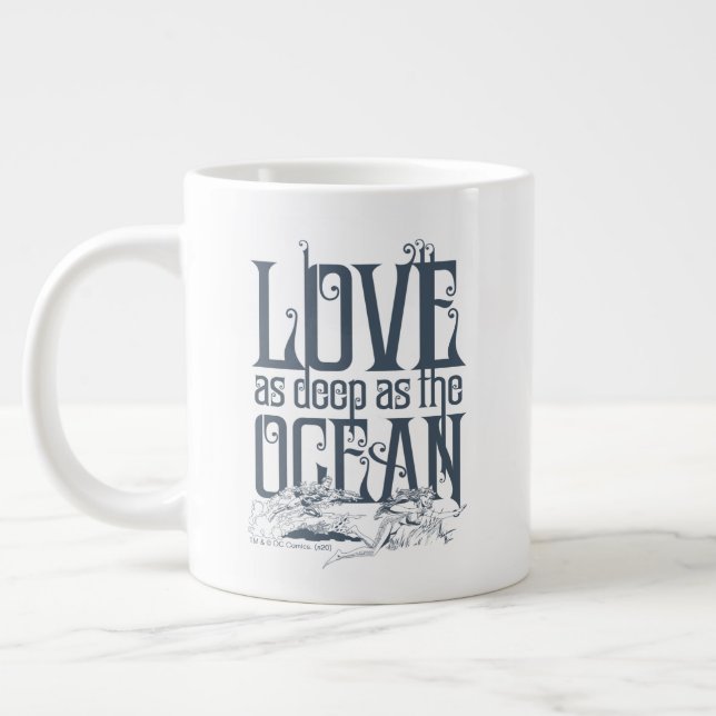 Grande Tasse Aquaman & Mera - Amour Aussi Profond Que L'Océan (Gauche)