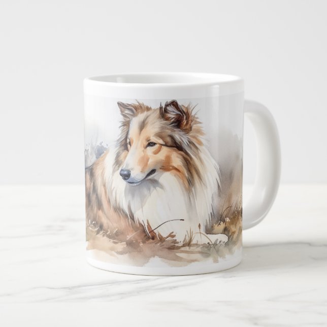 Grande Tasse Aquarelle (Devant droit)