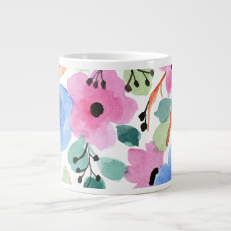 Grande Tasse Aquarelle Floral-1