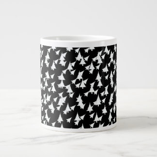 Grande Tasse Arbres blancs noirs