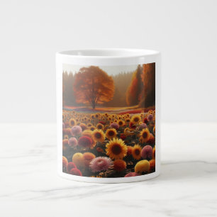 Grande Tasse Arbres d'automne/terrain avec maman